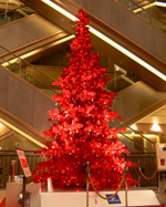 大阪夜景066：梅田：ハービスのクリスマスツリー