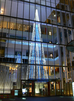 大阪夜景112：梅田：ヒルトンのクリスマスツリー