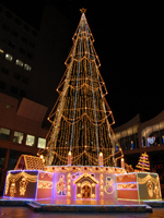 大阪夜景207：梅田：梅田スカイビルのクリスマス