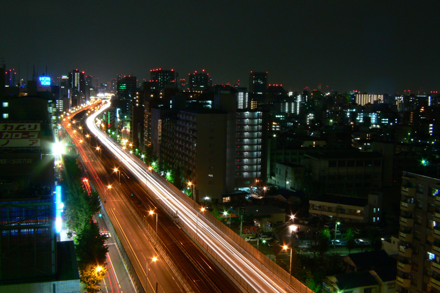 大阪 東三国：マンションの屋上からの夜景、再び・・・・・