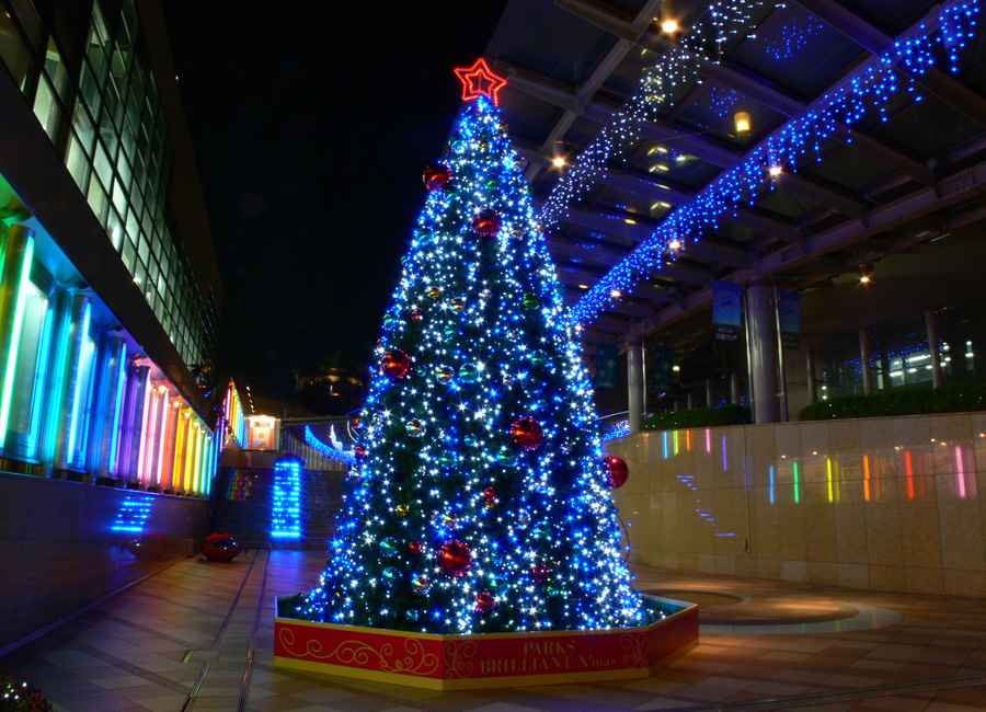 大阪 難波：なんばパークスのクリスマスツリーその2