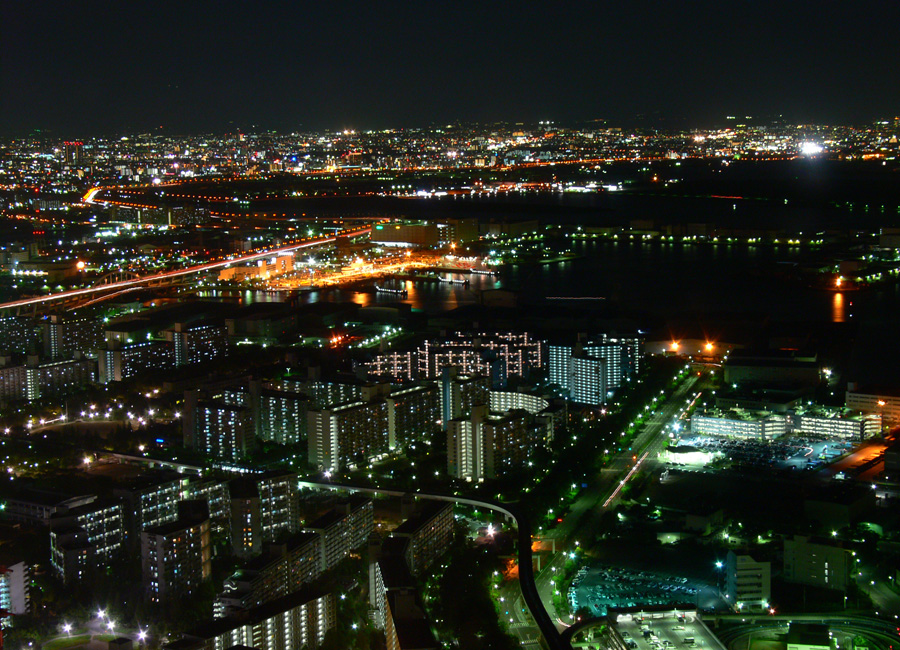大阪 南港：WTCコスモタワー展望台より3