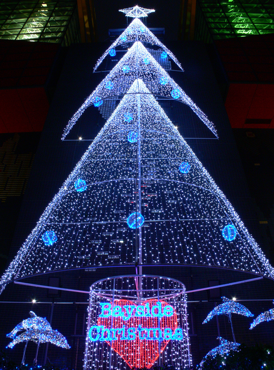 大阪 天保山：ベイサイドクリスマス2006海遊館前アクアツリー3